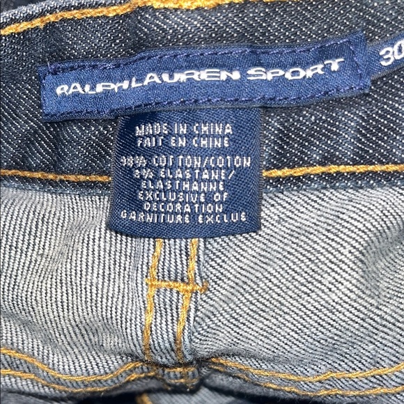 Ralph Lauren Sport 30 Classic Blue Denim Jeans - Picture 6 of 8
